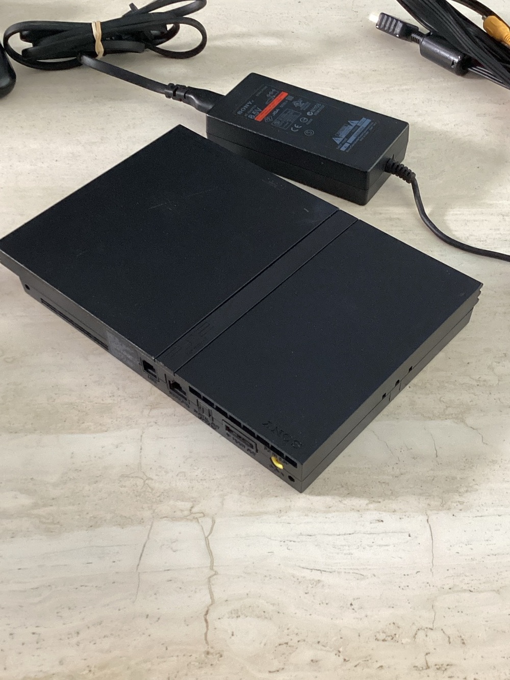 Sony PlayStation 2 Slim Console & 2 Sony Controllers OEM - Picture 7 of 16